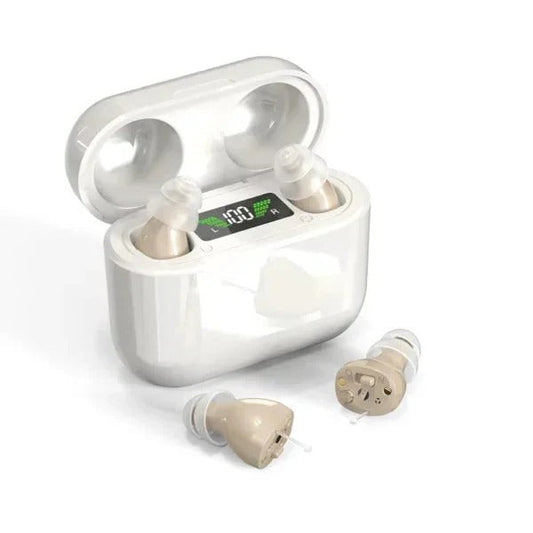 Rechargeable Hearing Aids with Clear Sound Amplification - Halri