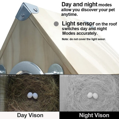 Outdoor Birdhouse Feeder Camera Kit with Live View