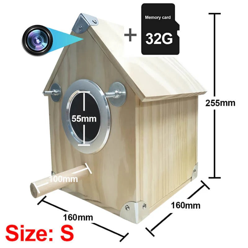 Outdoor Birdhouse Feeder Camera Kit with Live View