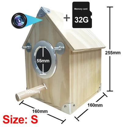 Outdoor Birdhouse Feeder Camera Kit with Live View