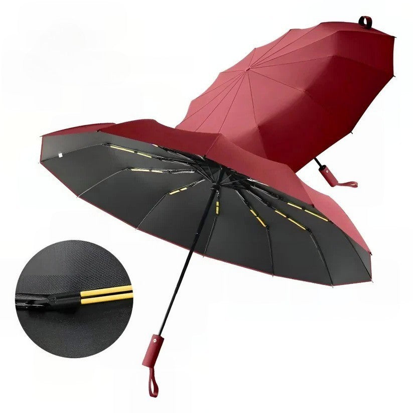 Green Waterproof Compact Umbrella