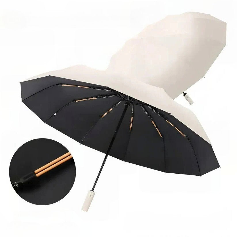 Green Waterproof Compact Umbrella