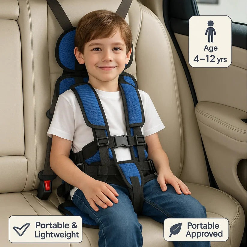 Kids Travel Car Seat Compact Easy Safety Booster