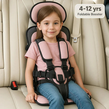 Kids Travel Car Seat Compact Easy Safety Booster