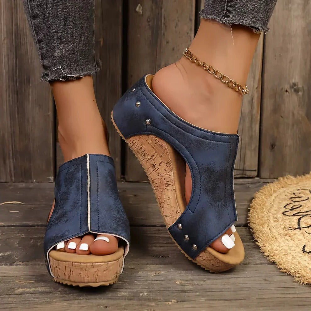 Ladies Sparkly High Heel Sandals