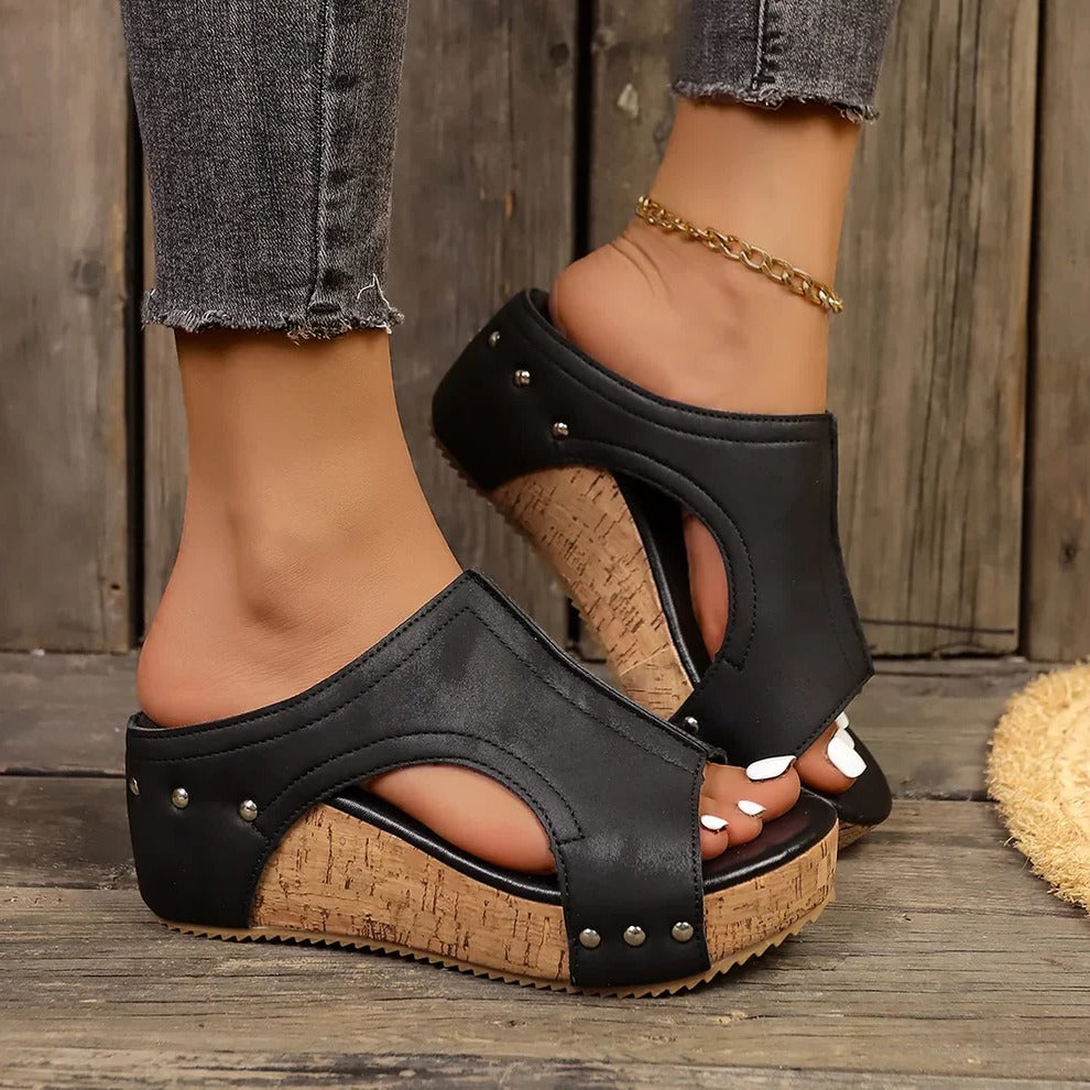 Ladies Sparkly High Heel Sandals - Halri