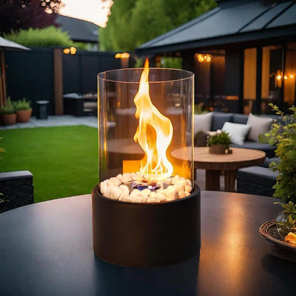 Compact Indoor Glass Fire Pit - Halri