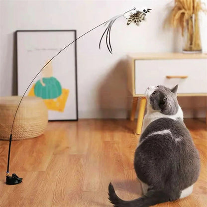 Interactive Feather Toy Kit for Cats
