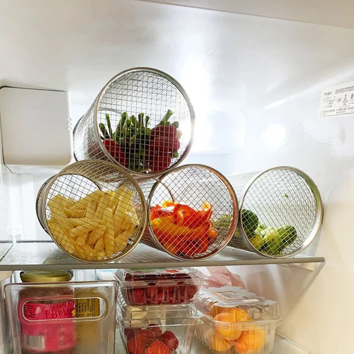 Easy Spin Grill Topper for Veggies and Meat
