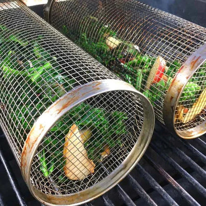 Easy Spin Grill Topper for Veggies and Meat - Halri