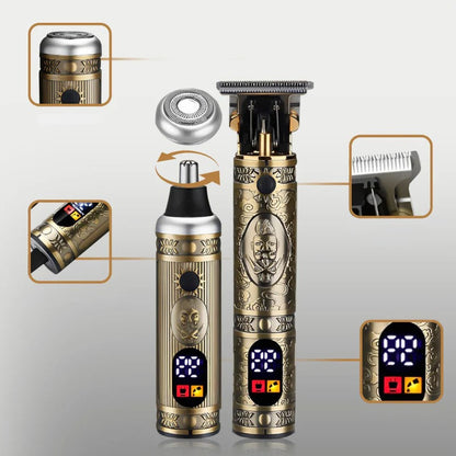 Professional 4-in-1 Grooming Tool Set