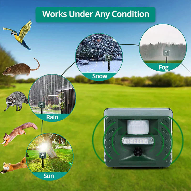 Outdoor Pest Control Ultrasonic Repeller