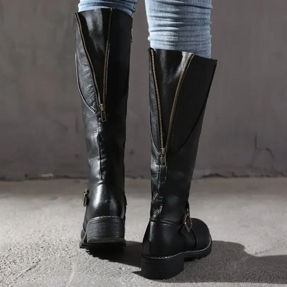 Chic Leather Ankle Boots for Women