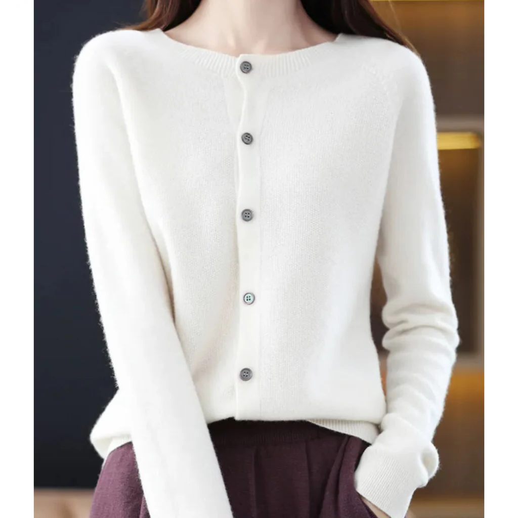 Ladies Classic Crew Neck Sweater