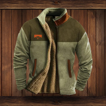 Warm Waterproof Mens Fleece Coat
