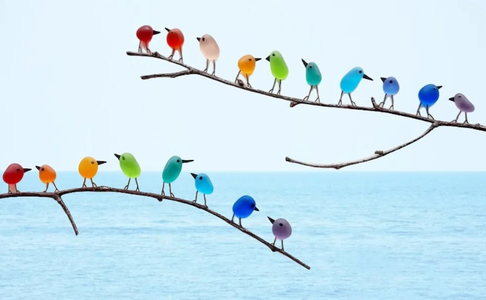 Ocean Inspired Bird Figurine Home Decor