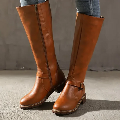Chic Leather Ankle Boots for Women