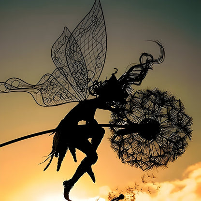 Durable Metal Mini Fairy Statue