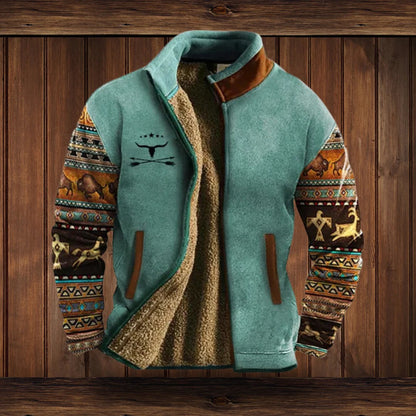 Warm Waterproof Mens Fleece Coat