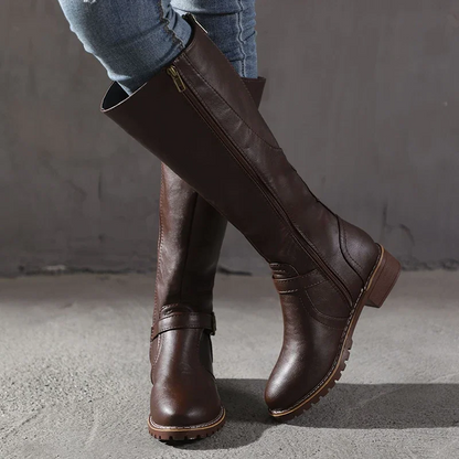Chic Leather Ankle Boots for Women