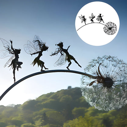 Durable Metal Mini Fairy Statue