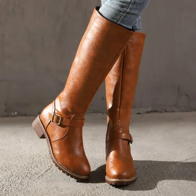 Chic Leather Ankle Boots for Women - Befez