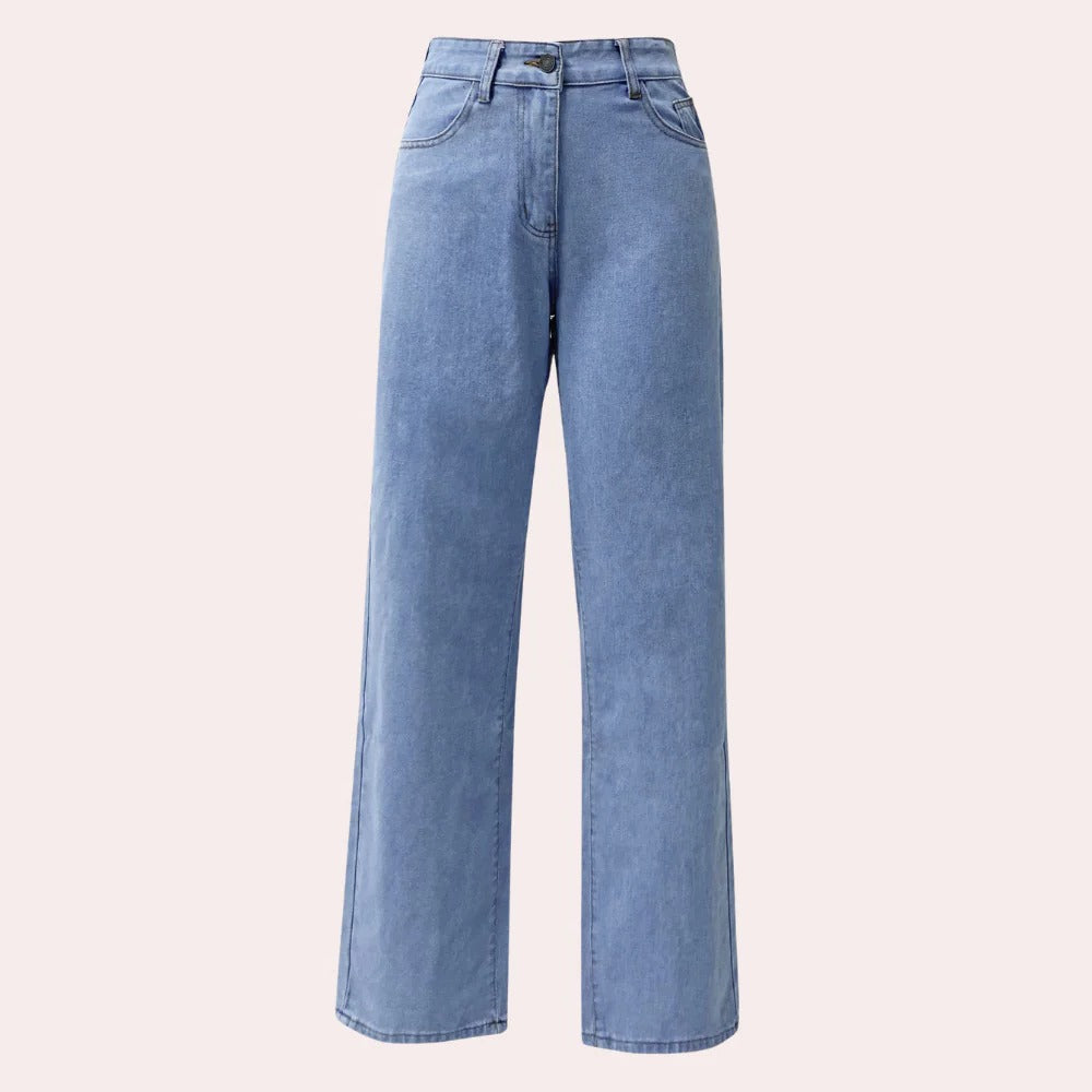 Relaxed Fit Women's Straight Jeans