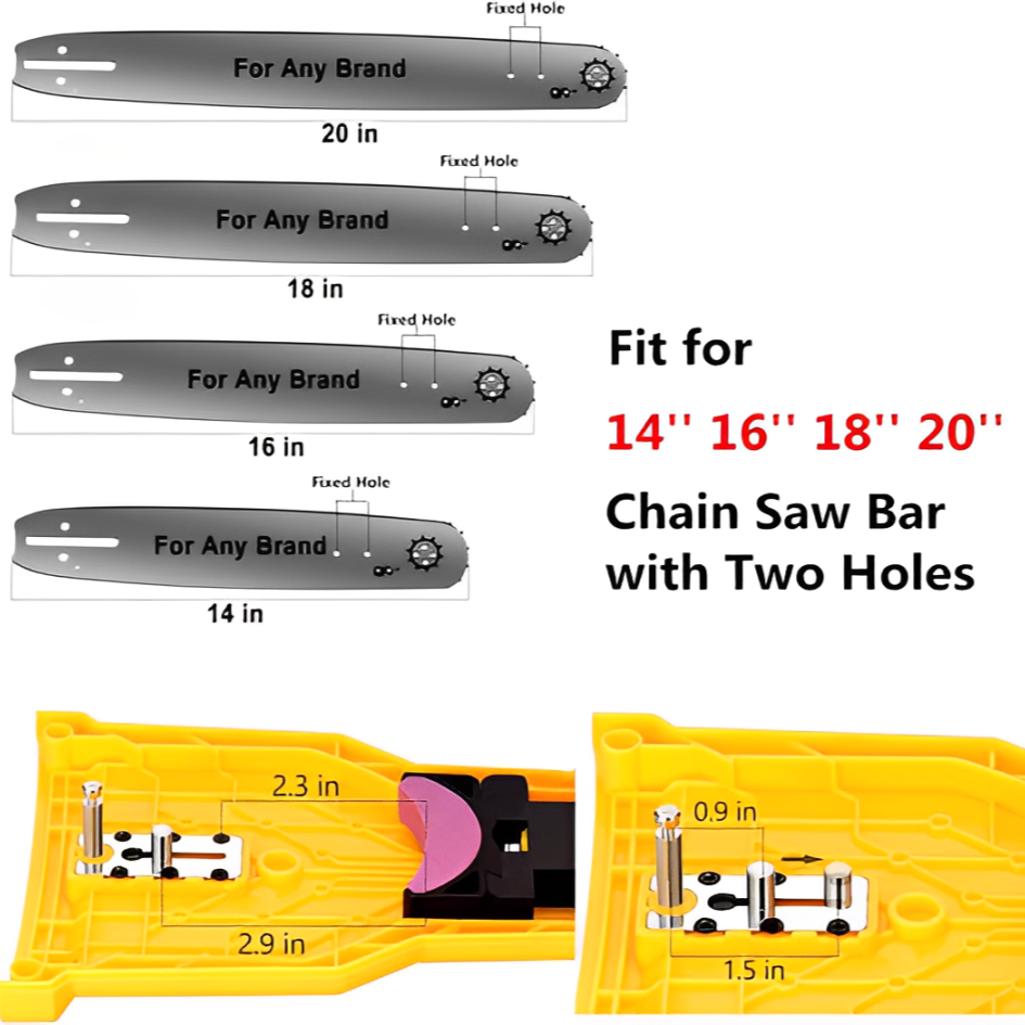 Fast Wood Chainsaw Sharpener Tool