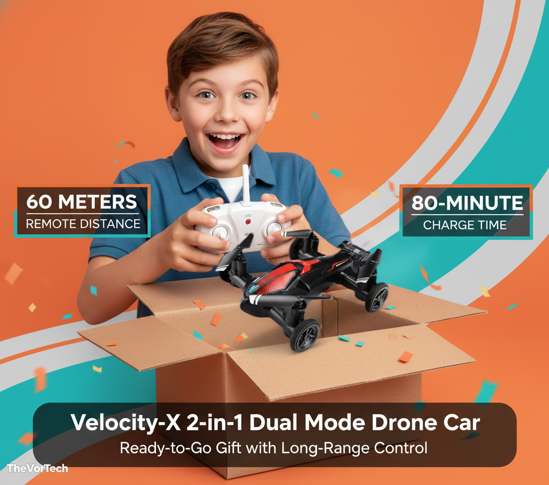 Remote Control Flying Car Toy for Kids