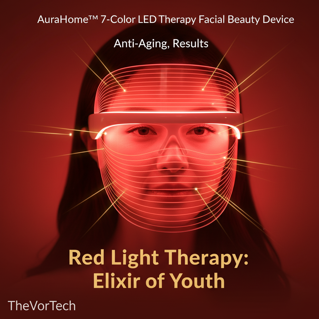 Relaxing Face LED Mask with 216 LED Lights