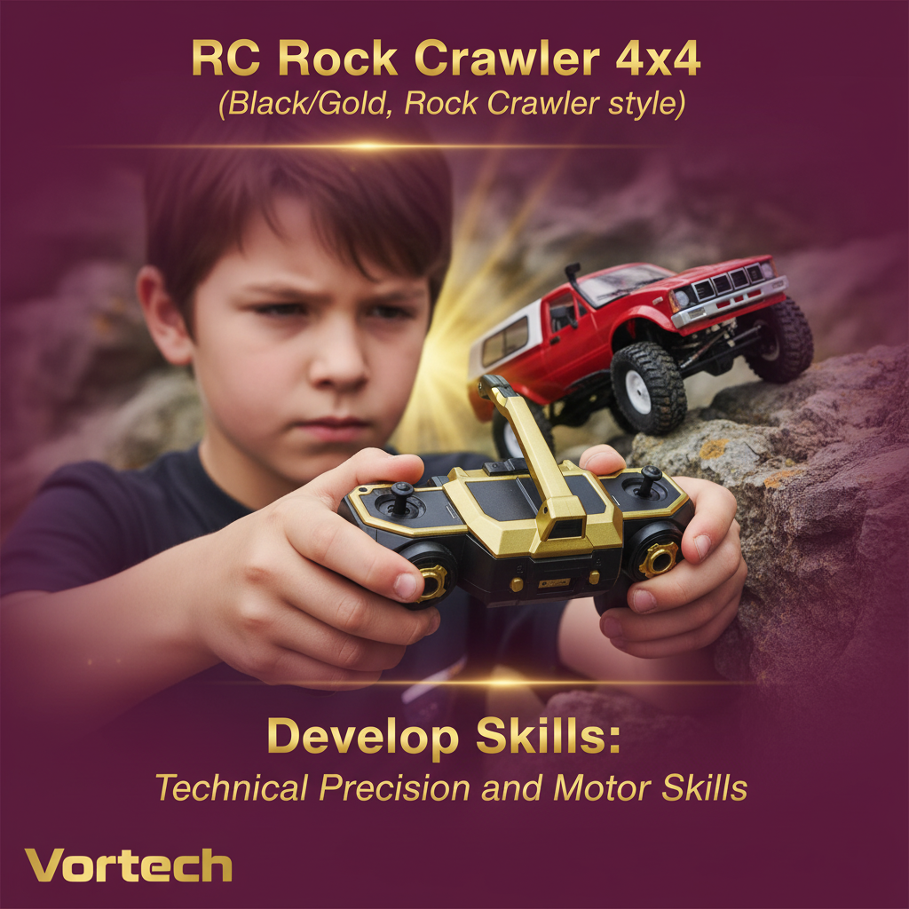 Tough 4x4 RC Rock Crawler Truck