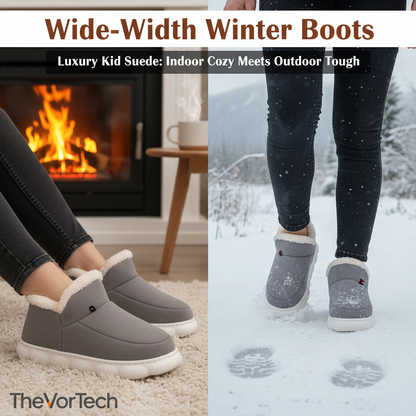 Comfortable Wide Calf Waterproof Winter Boots - Halri