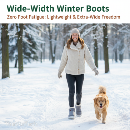 Comfortable Wide Calf Waterproof Winter Boots