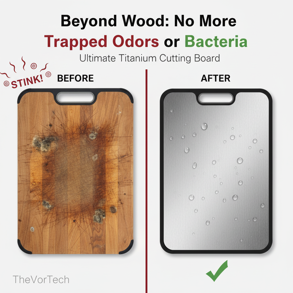 Durable Kitchen Cutting Board with Juice Tray
