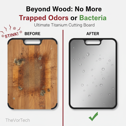 Durable Kitchen Cutting Board with Juice Tray