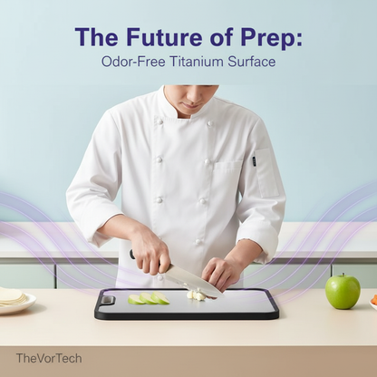 Durable Kitchen Cutting Board with Juice Tray