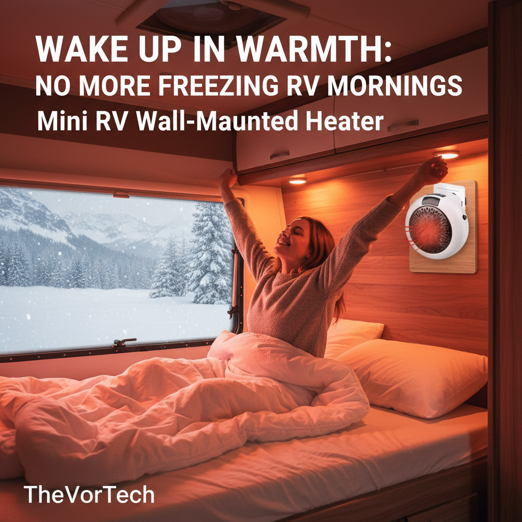 Compact RV Wall Heater with Fast Silent Heat