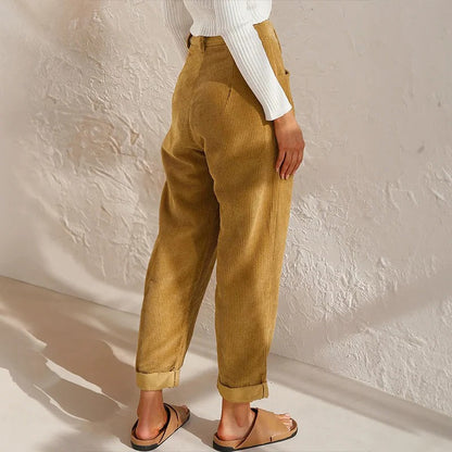Comfortable Women's Corduroy Trousers