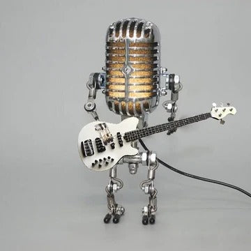 Retro Music Theme Metal Desk Lamp