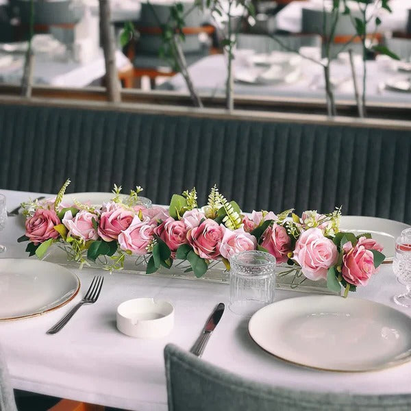 Sparkling Glass Floral Vase