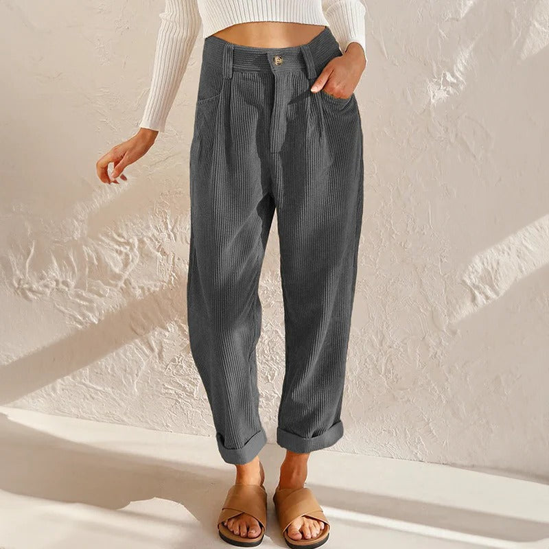 Comfortable Women's Corduroy Trousers