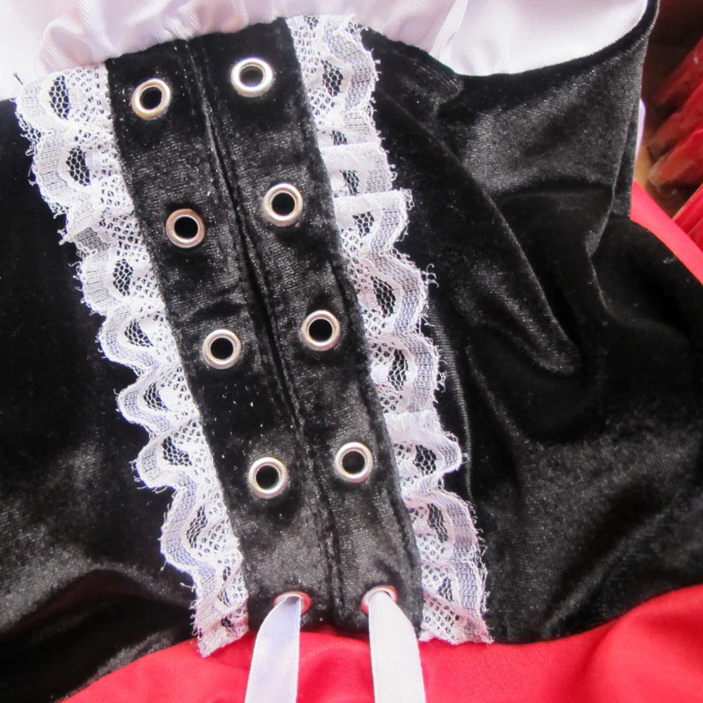 Classic Fairy Tale Hooded Dress Costume for Women