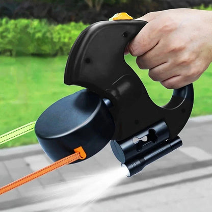 Practical Dog Leash with Light & Poop Bag