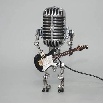 Retro Music Theme Metal Desk Lamp