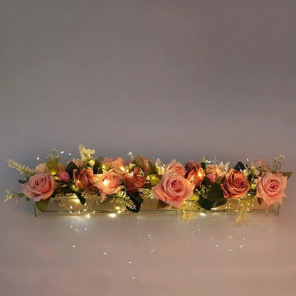 Sparkling Glass Floral Vase