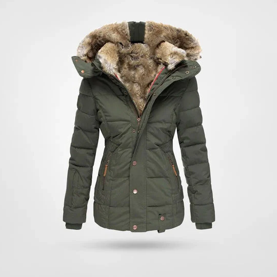 Cozy Insulated Parka Jacket with Hood