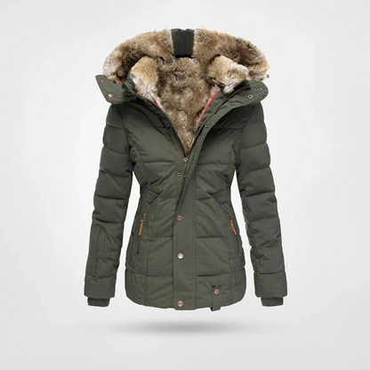 Cozy Insulated Parka Jacket with Hood