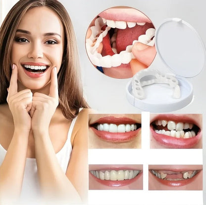 Realistic White Dental Veneers