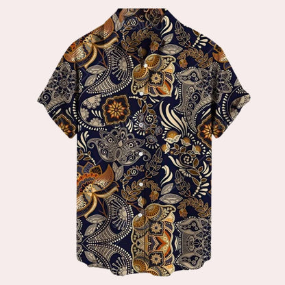 Relaxed Fit Casual Short Sleeve Shirt - Halri