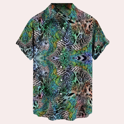 Relaxed Fit Casual Short Sleeve Shirt